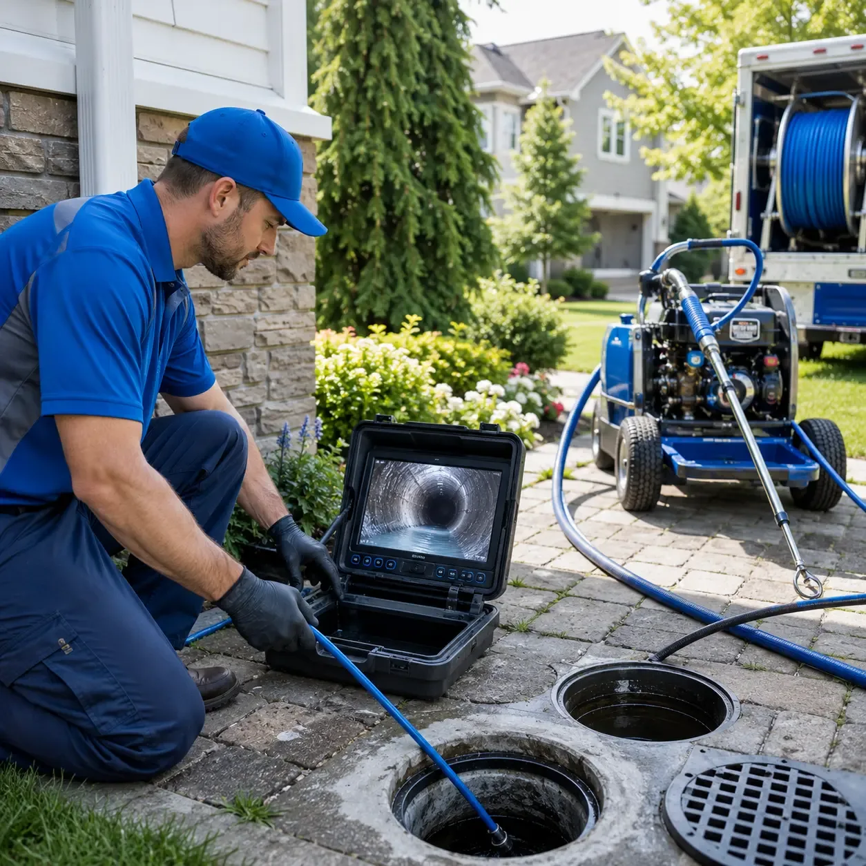 Outdoor drain cleaning professionals serving Mclemoresville, TN